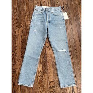 Citizens Of Humanity Sky Blue Cropped Jeans